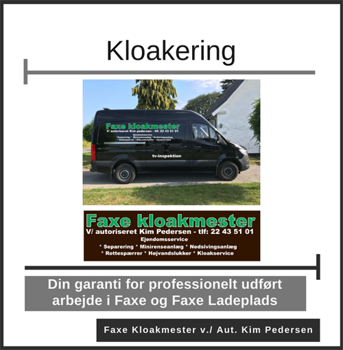 Kloakering Faxe Ladeplads