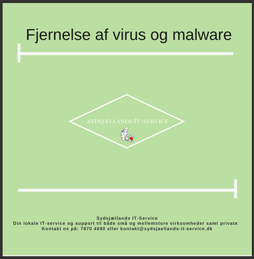 Fjernelse af virus og malware - Faxe