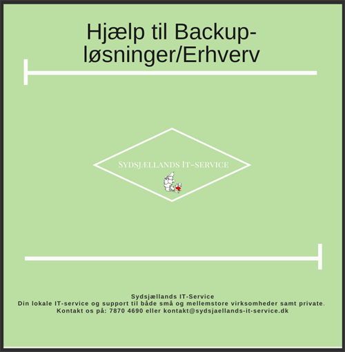 Hjælp til Backup - løsninger - Haslev